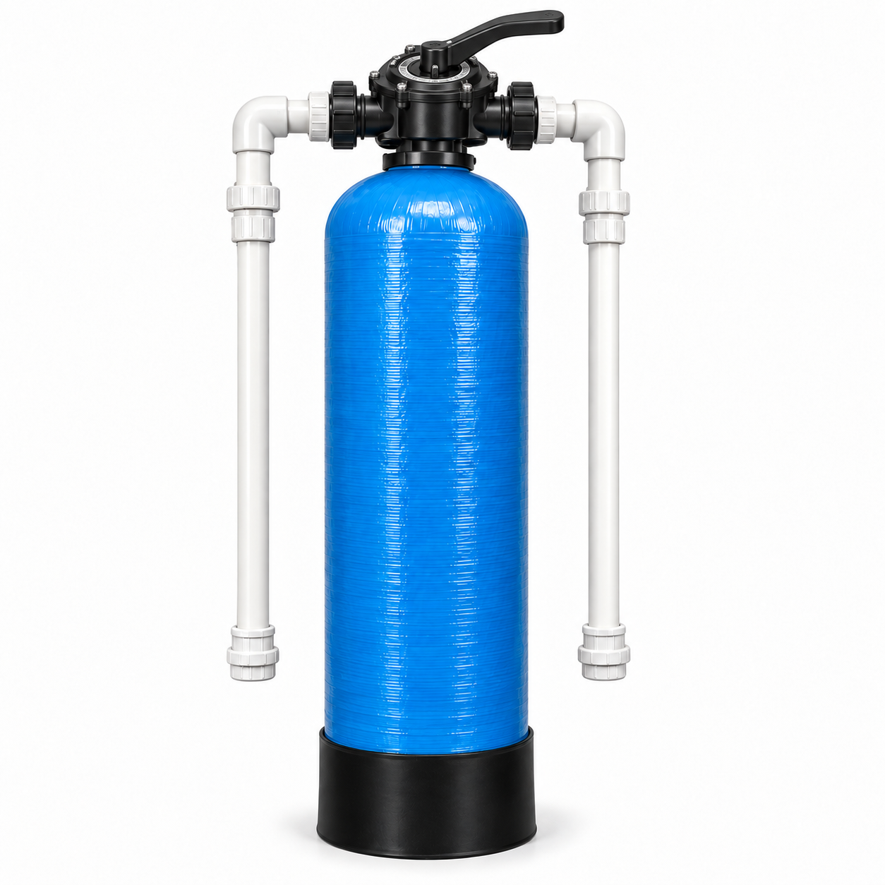 500 LPH FRP Multigrade Water Filtration System with Automatic Multiport Valve for Commercial & Residential Water Treatment