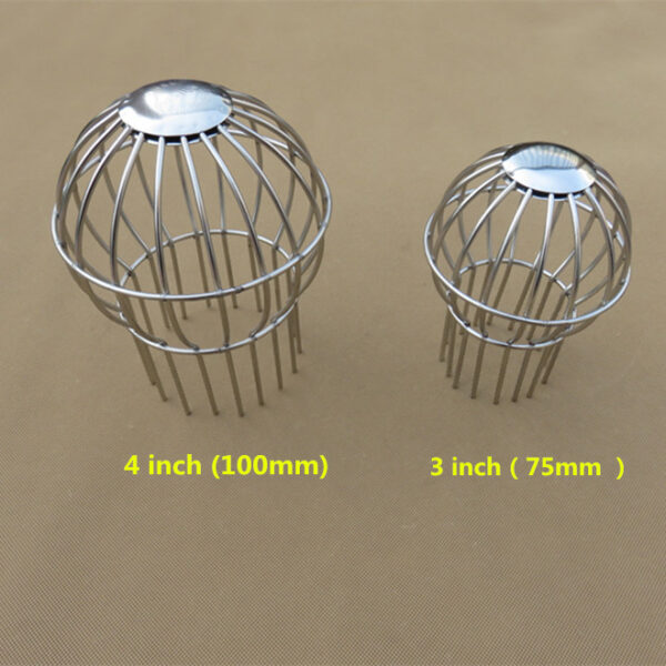 Gutter Guard Filter 2"/ 3" Inch 304 Stainless Steel Filter Strainer, Stops Leaves Seeds, plastic, pine needles and Other Debris - Image 4