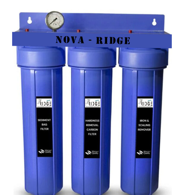 NOVA Whole House Filter  |  3 Layers of Protection is 1 Complete Solution | Advanced 3 - Stage Protection for Clean Water and Hard Water Treatment